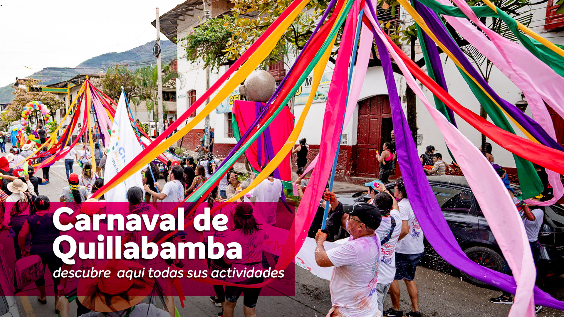 celebración de carnavales en la ciudad de quillabamba