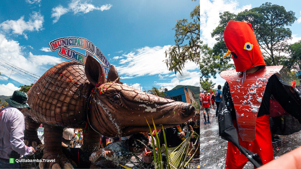 carros alegóricos de carnavales quillabamba